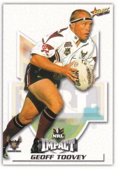 2001 Select Impact #129 Geoff Toovey Front